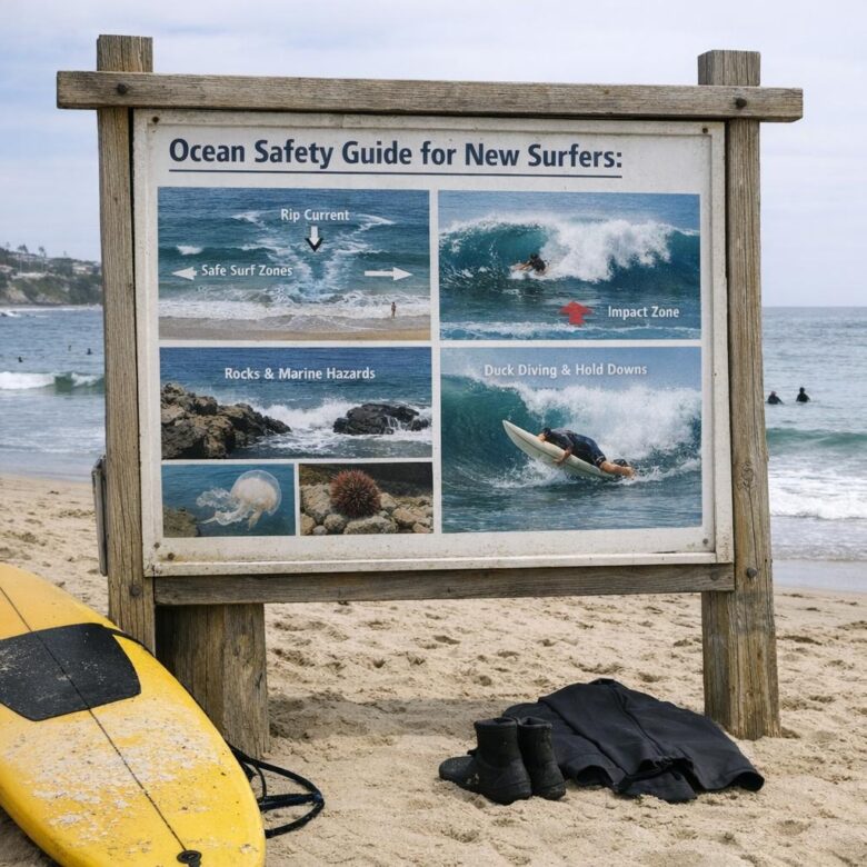 Ocean Safety Guide for New Surfers: What to Know Before Entering the Water