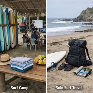 Surf Camp vs Solo Surf Travel: Which Option Is Better for Your Budget?