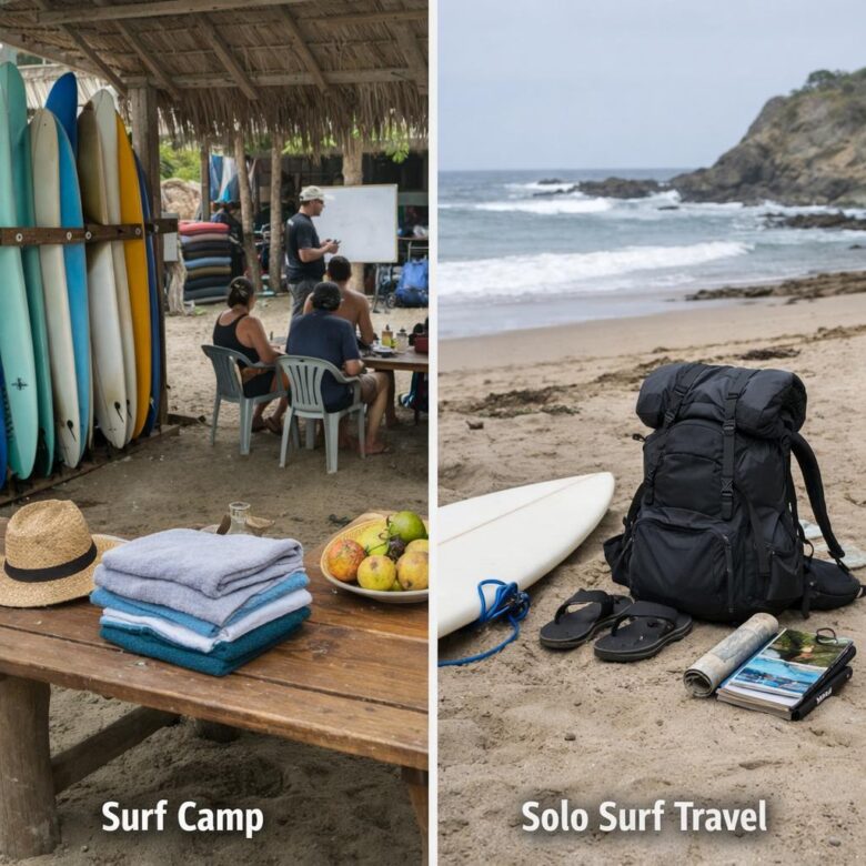Surf Camp vs Solo Surf Travel: Which Option Is Better for Your Budget?