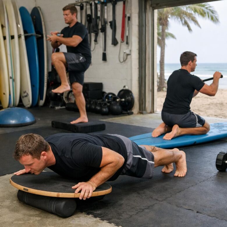 How to Improve Surf Fitness, Balance, and Paddle Endurance Safely